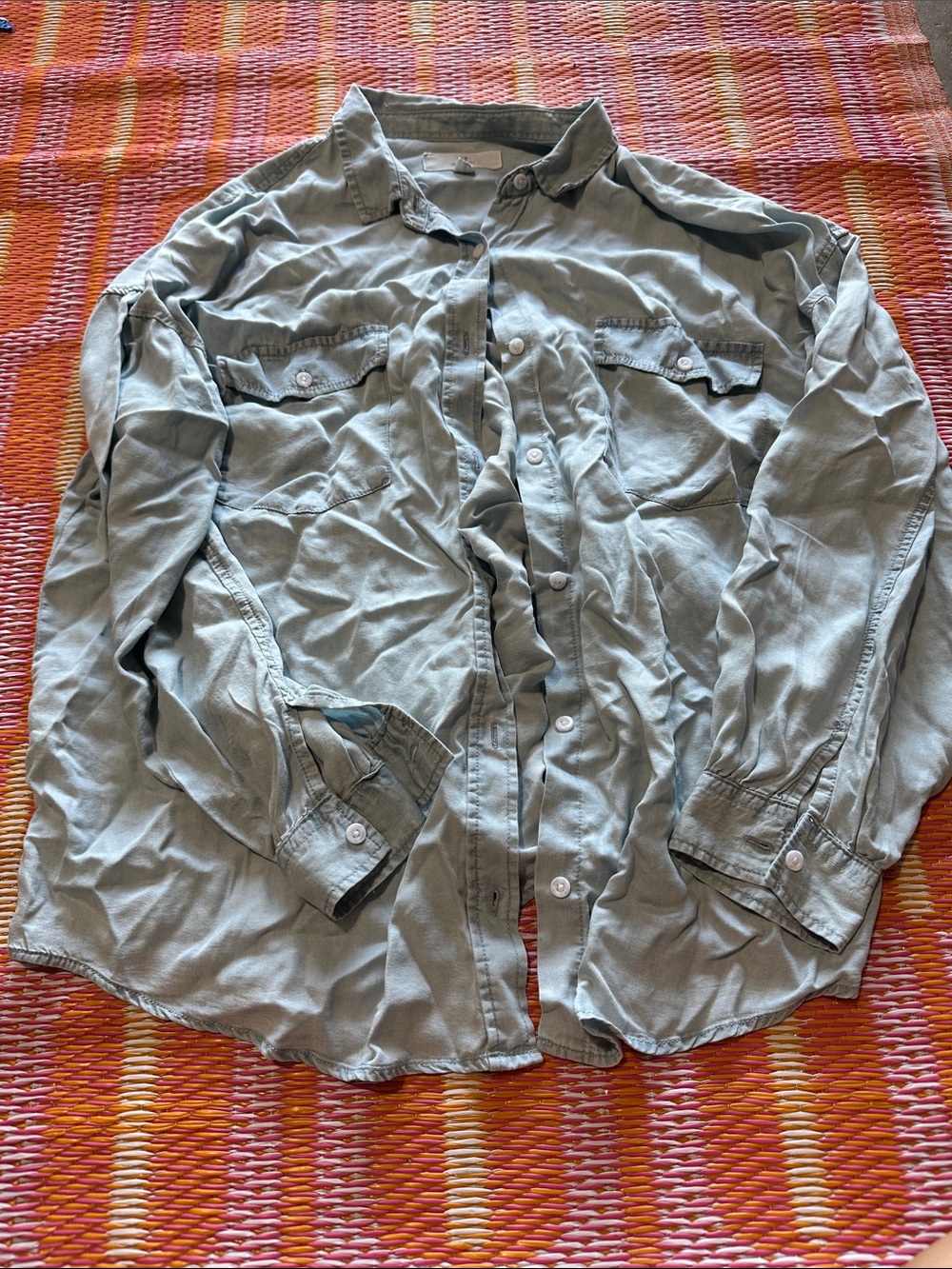 Thread & Supply Sage Green Button-Down Shirt